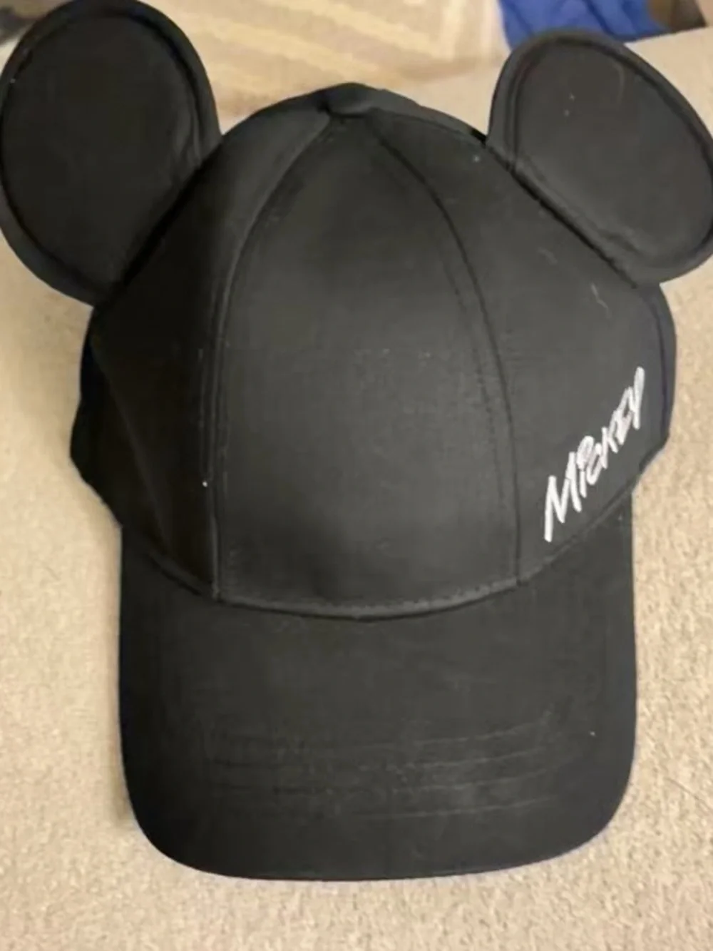 Disney Mickey Mouse Ear Cap with Signature